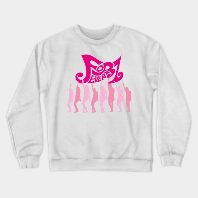 Silhouette style design of girls generation in the forever one era Crewneck Sweatshirt by MBSdesing 